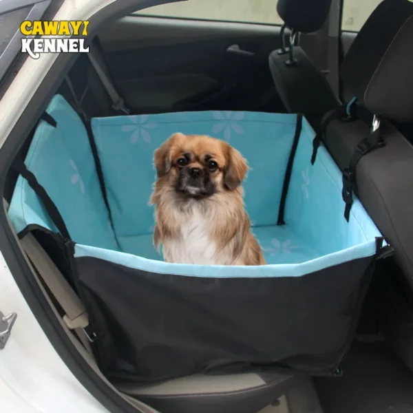 CAWAYI KENNEL Pet Carriers Dog Car Seat Cover Carrying for Dogs Cats Mat Blanket Rear Back Hammock Protector transportin perro 1