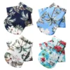 Hawaiian Beach Style Dog T-Shirts Thin Breathable Summer Dog Clothes for Small Dogs Puppy Pet Cat Vest Chihuahua Yorkies Poodle 2